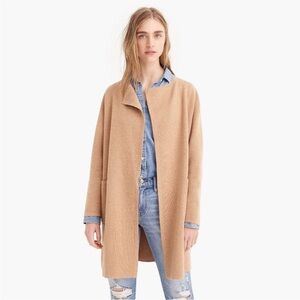 J. Crew Juliette Collarless Sweater-blazer